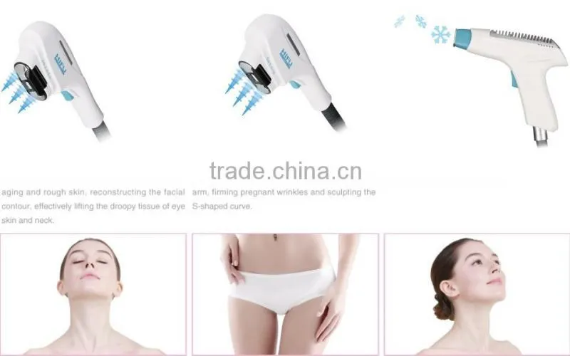 2016 GLMF-030 Desktop high intensity focus ultrasound 2 HIFU Heads for face and body with cooling system for sale