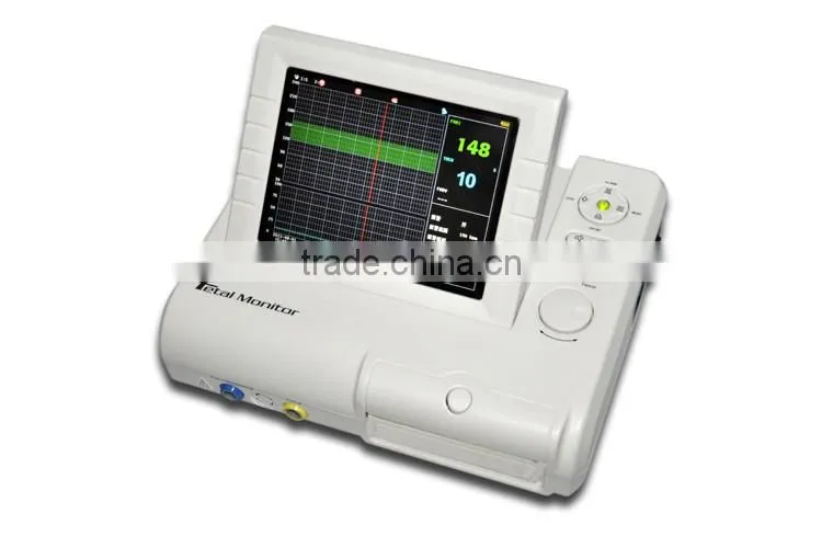 CE and ISO13485 lightweight easy operation 8.4-inch screen color LCD display portable fetal monitor
