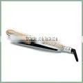 electric hair straightener brush with LED hair straightening treatments