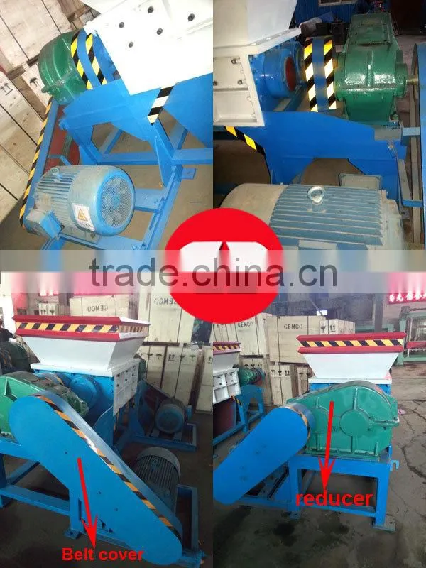 Widely used complete models double shaft home wood shredder