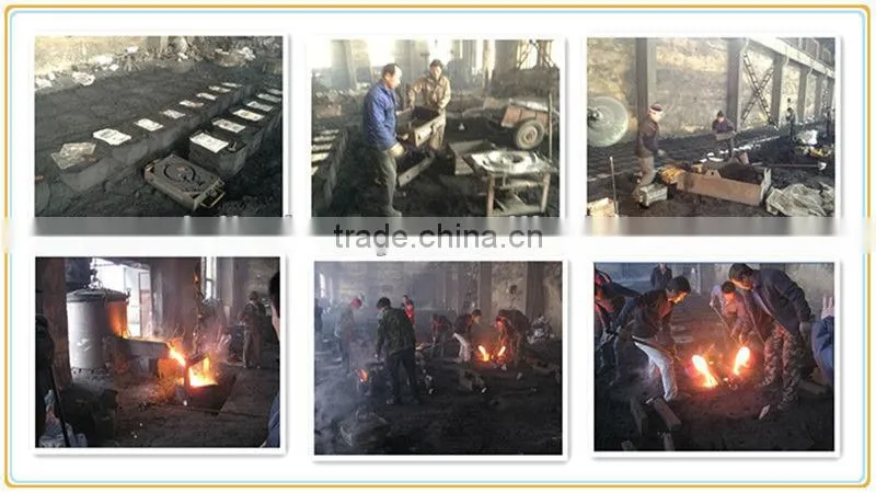 Black surface treatment cast iron casting trailer part
