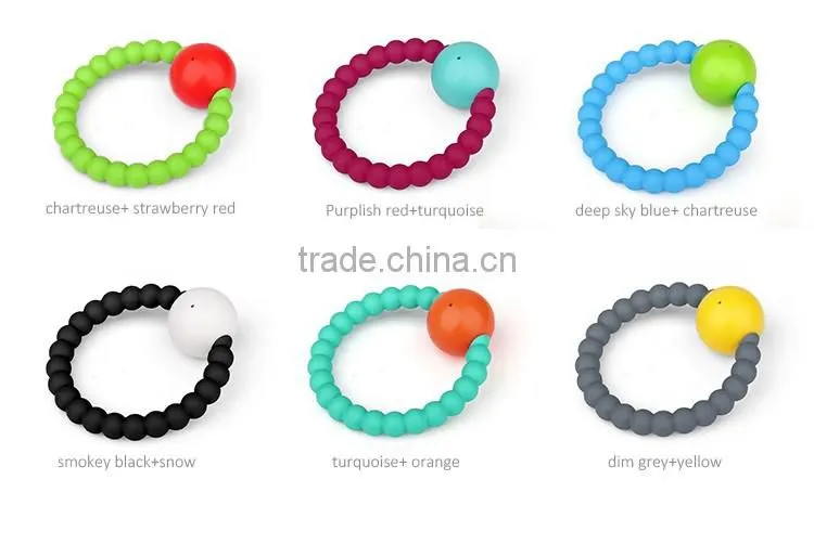 FDA Approved Baby Teethers Rattle Ring Gift Set Cool Baby Gifts