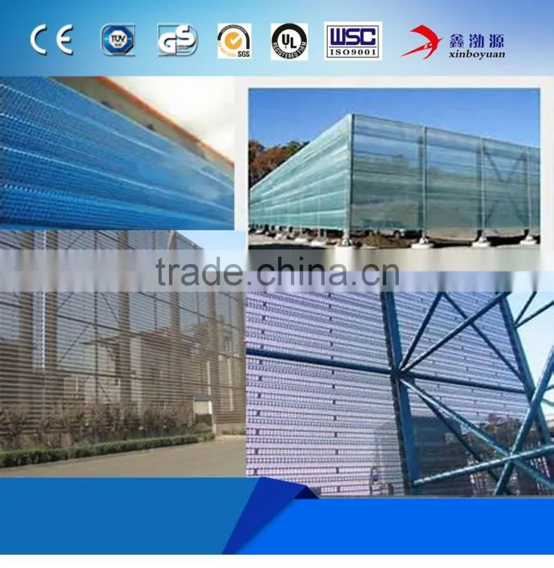 Perforated dust filter mesh