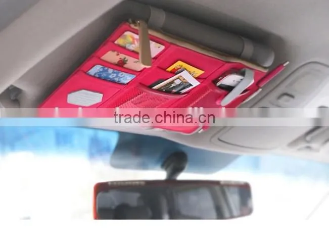 Auto Car Sun Visor Storage Bag Auto Storage Multi-function Tools Organizer Bag