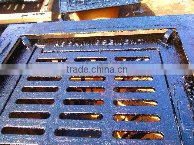 Ductile iron channel grating, trench grate