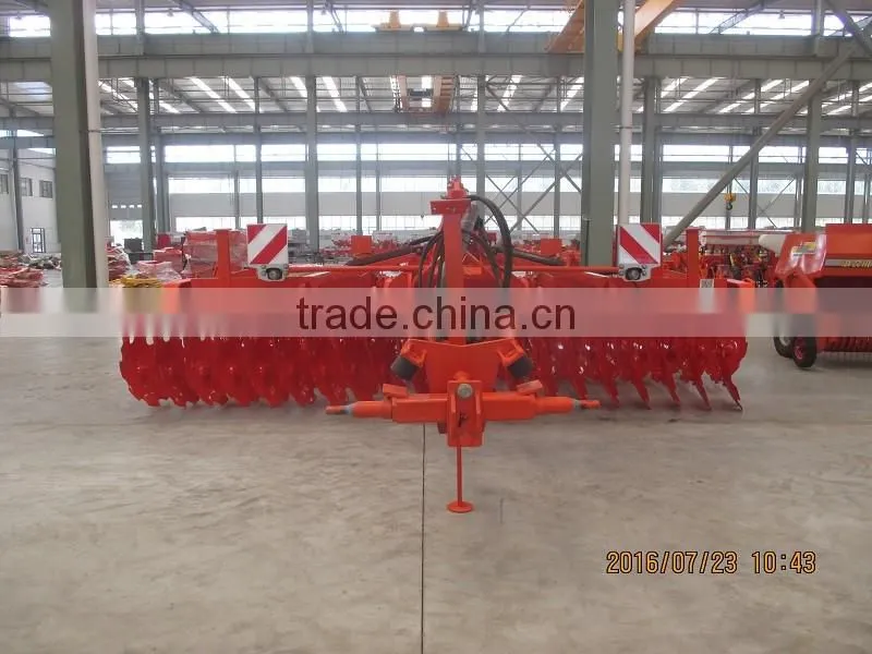3 Point Mounted Notched Concave Disc Harrow with Spring overloading