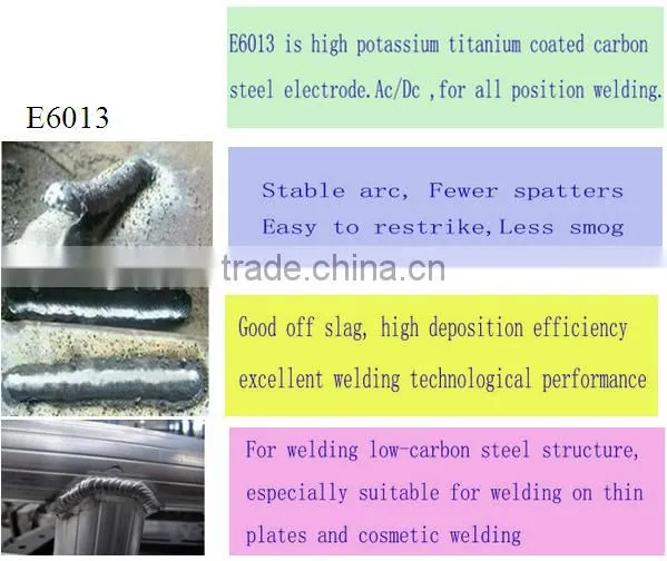 Atlantic welding electrodes AWS E6013 brand of welding rod welding electrod