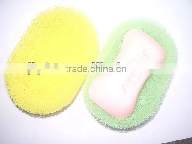 Soap no-slip recessed sponge soap holder