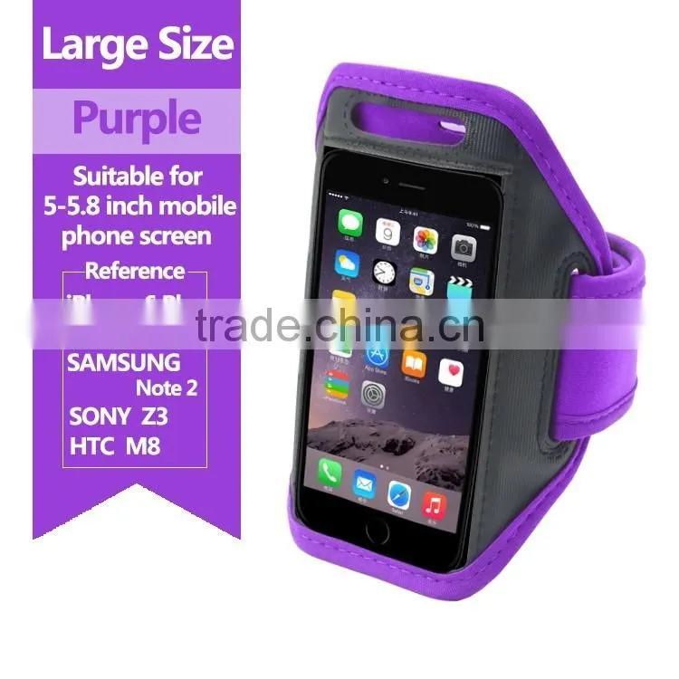wholesale high quality adjustable sport running mobile phone armband