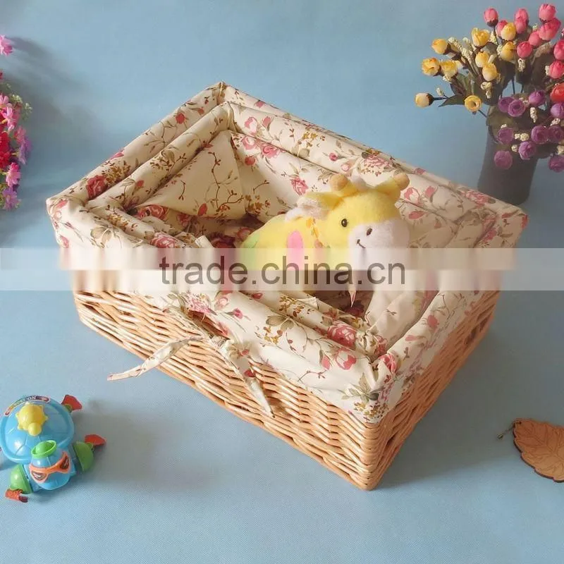 2014 New products wicker CD baskets