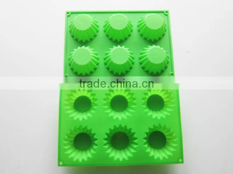 FDA&LFGB Insect shaped Orange Silicone Cake Molds