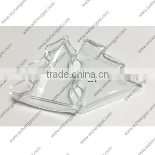 Cleverish portable cute transparent tree plastic storage jewelry wedding box kit
