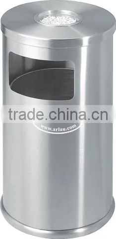 Arlau Outdoor Recycling Waste Bin/Trash Can/Garbage Bin,Round Recycle Bin,Trash Can Indoor