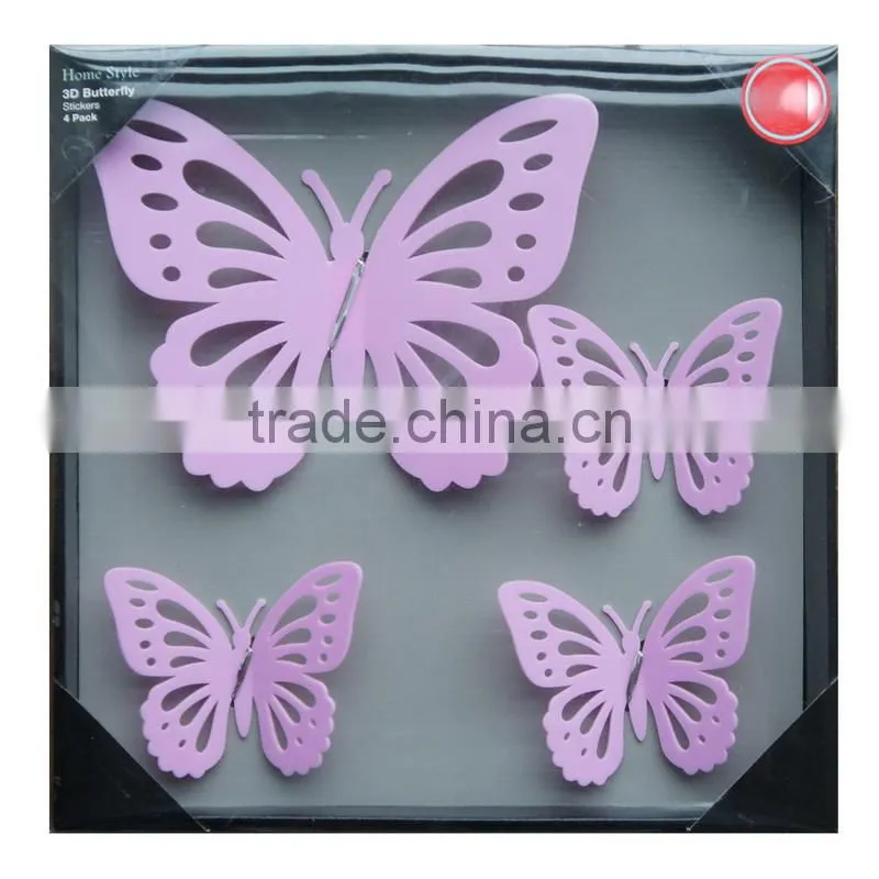 Butterly Shape 3D Mirror Sticker Wall Decor
