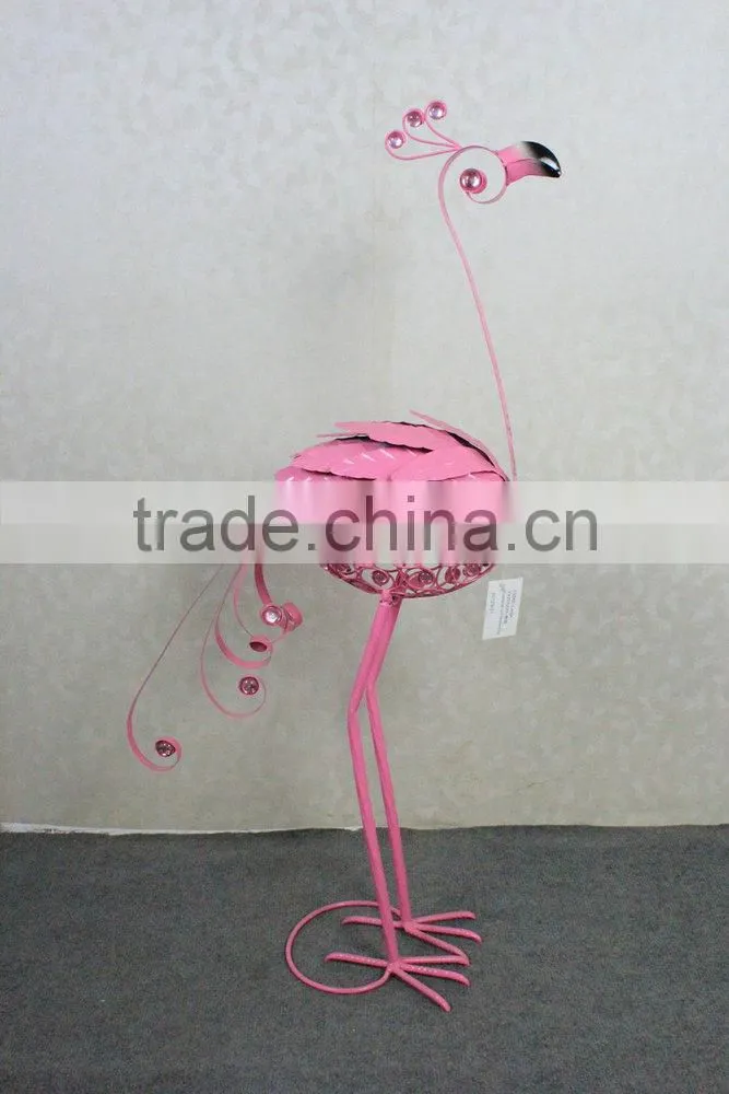 Garden decoration metal peacock