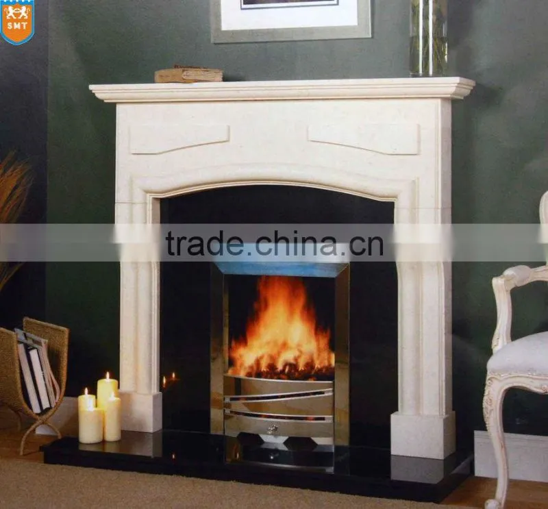 White Marble Fireplace