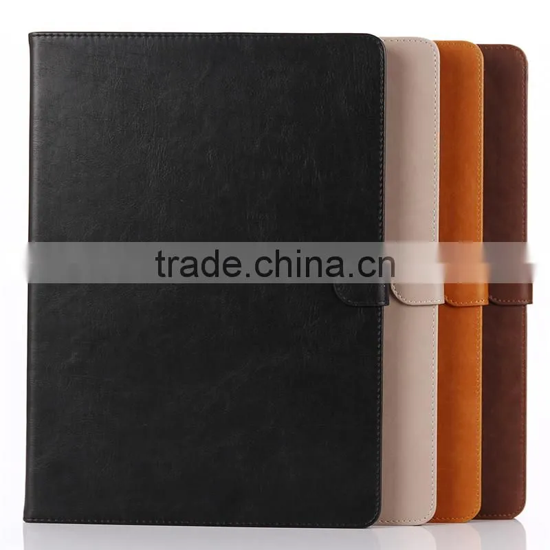 High quality crazy-horse PU card bumper/pocket cell phone case for Ipad PRO