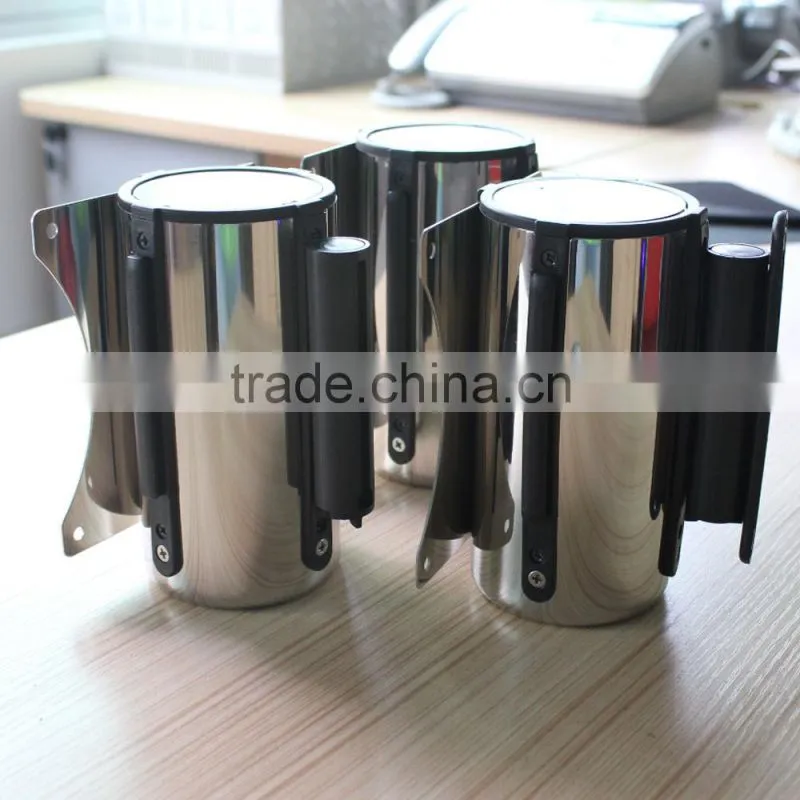 wall mounted retractable belt barrier 10m