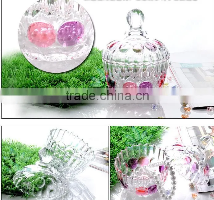 High quality glass salad bowl glass sugar bowl glass candy bowl