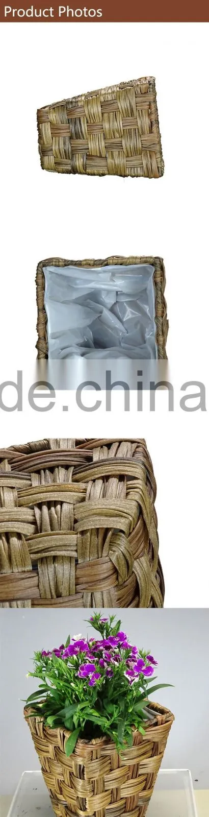 Bathroom Storage Boxes Home Decor Pots Plastic Decorative Flower Pots