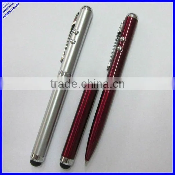 High quality 2 in 1 metal promotional laser point pen with flashlight