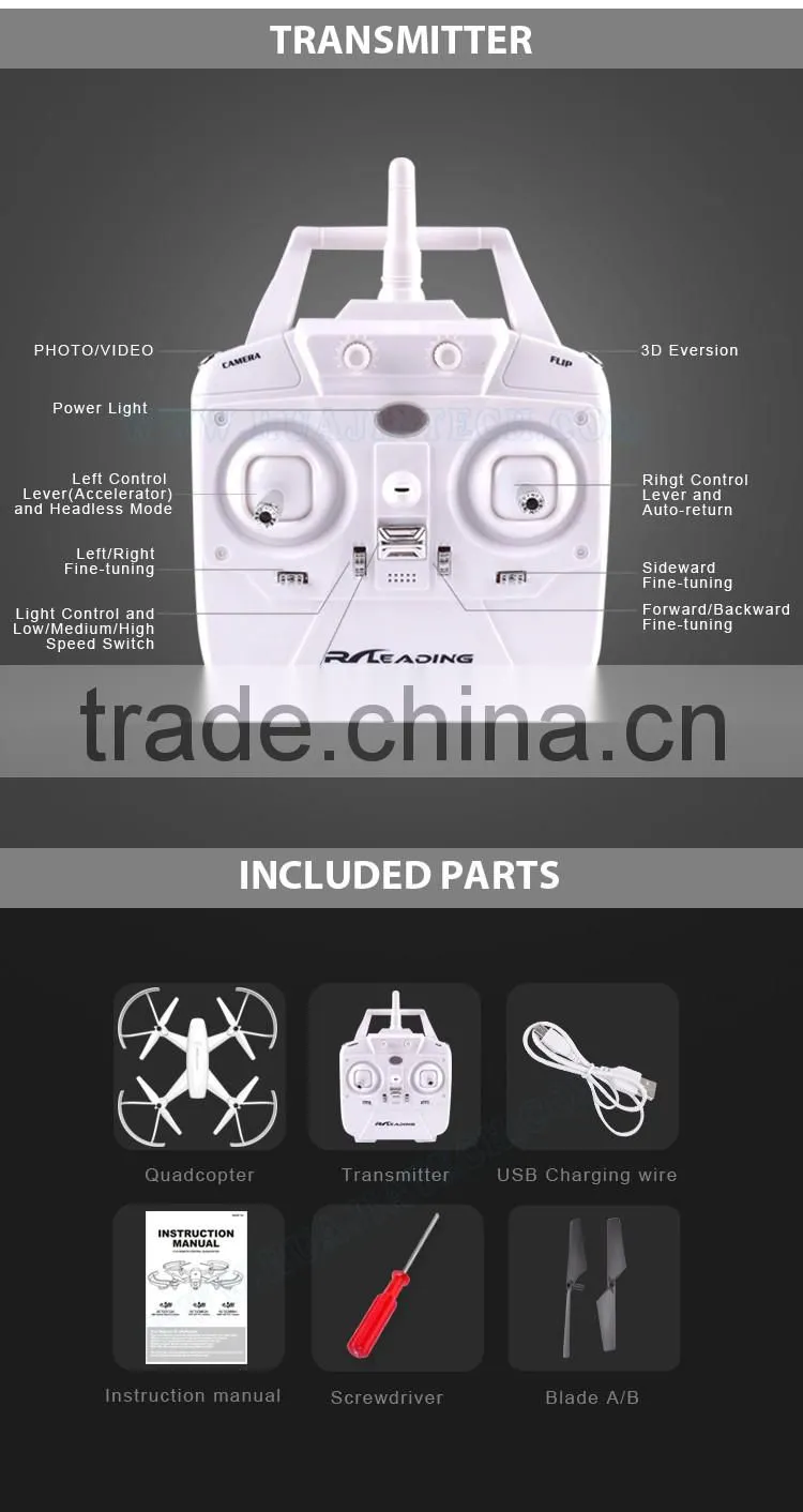 2.4G Double GPS Follow Me 4CH Cool DRONE