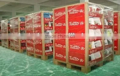 Supermarket multi-cells corrugated cardboard display pallet for Auto accessories