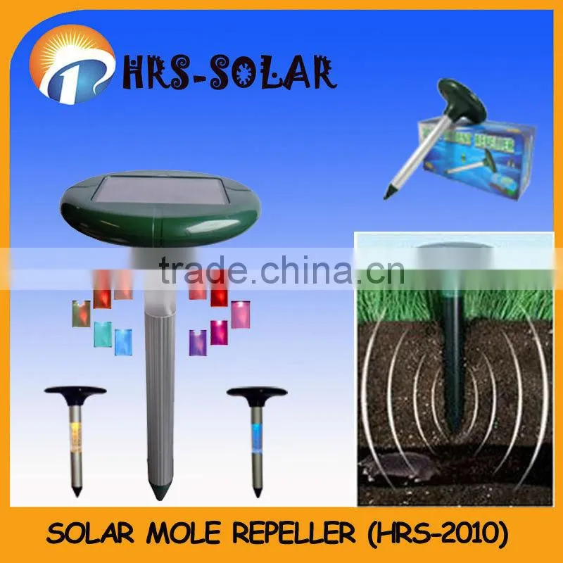 HRS Solar Mole Removal+LED Light/ mice repeller