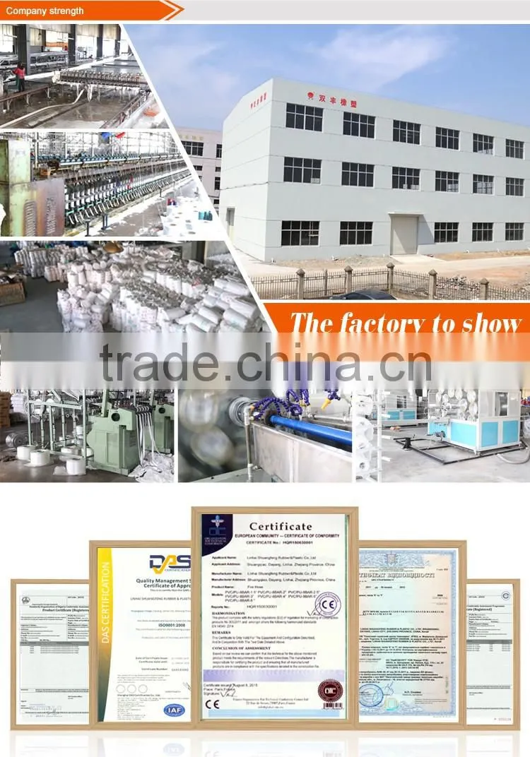 industrial pvc heavy duty durable water hose