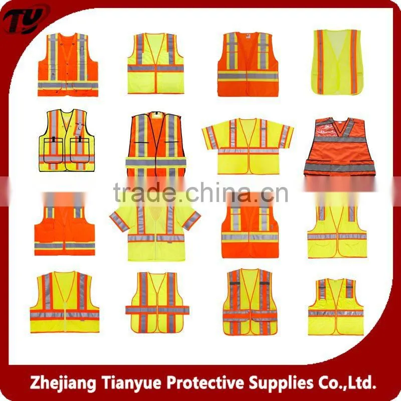 2016 High visibility safety traffic reflective T-shirt motorcycle reflective safety vest
