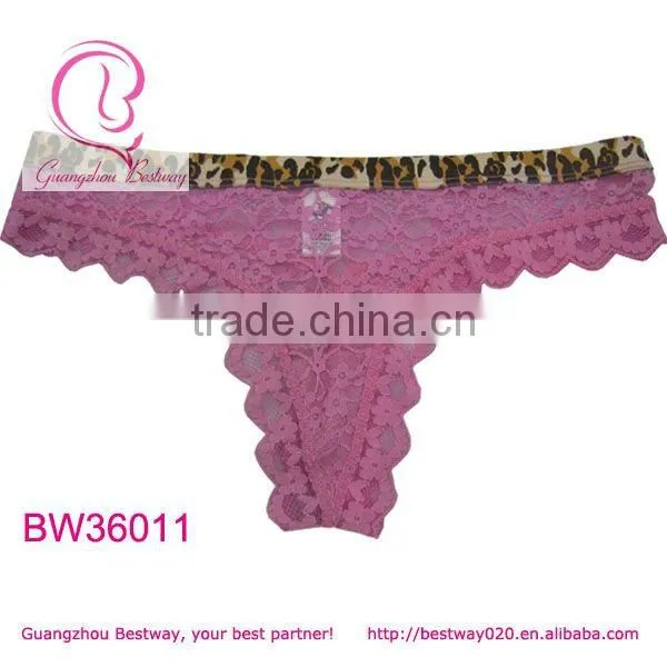 Sexy womens transparent cheeky panties