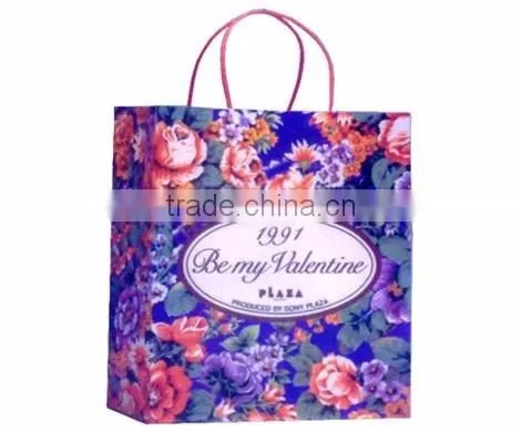 Paper Shopping Bag printed with custom design