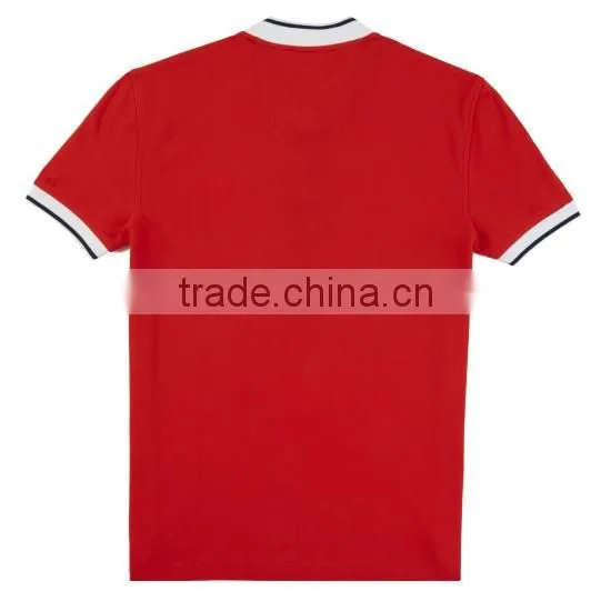 factory direct sale slim fit styling color block baseball vented hem polo shirt in China