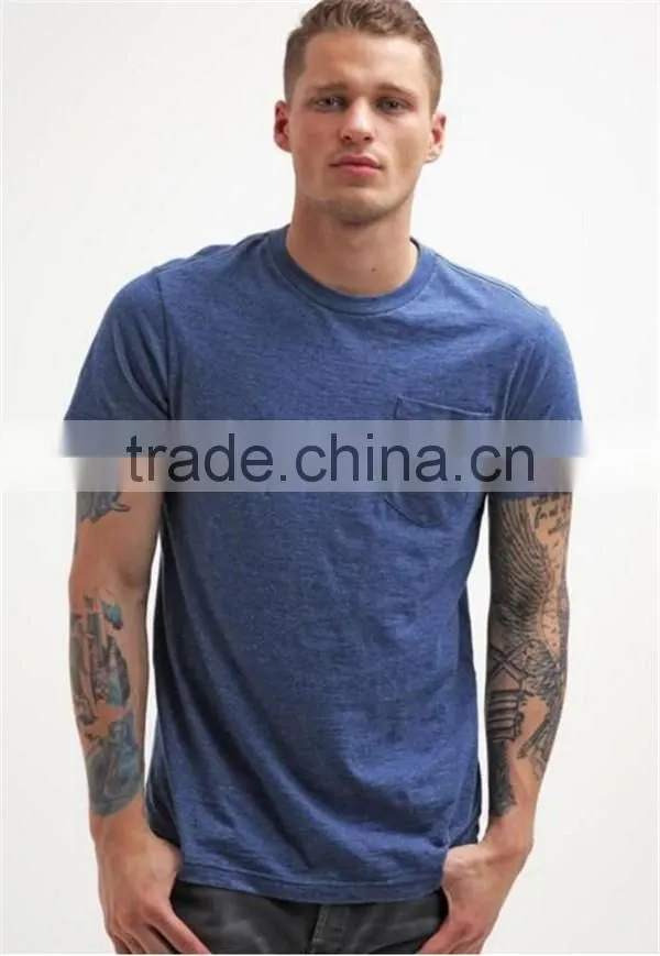 men's quality cotton colorful fitted t shirts wholesale
