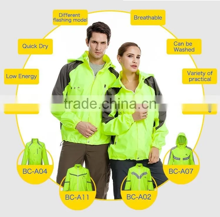 New Outdoor Safety Flashing LED Sports Wear For Men and Women