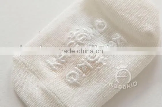 cute baby cotton socks, silicone print baby socks