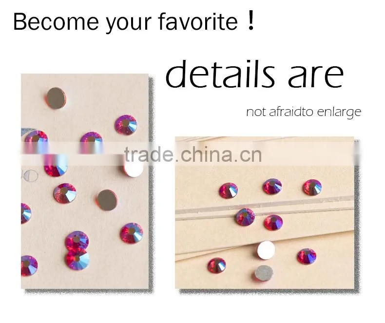light siam diamond drill strass flat back nail art rhinestones for nail salon