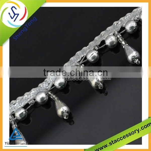 new products rhinestone beaded chain trim bling bling decorative rhinestone trim