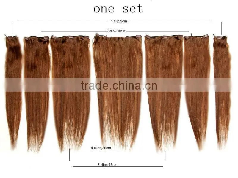Clip In Human Hair Extensions, 16 18 20 Inch Hair Extensions Clip In