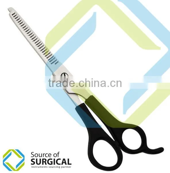rubber plastic handle scissors for Office Use B-PHS-38