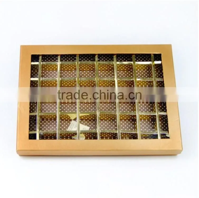 Window Box Packaging Chocolate Box Candy Box in Stock,boite de chocolat