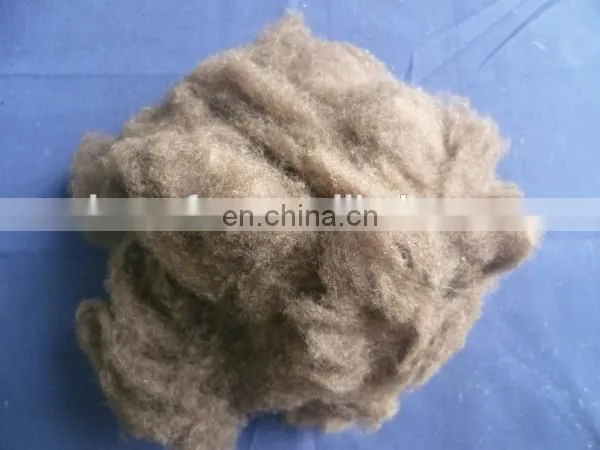 yak wool manufacturer, dehaired Tibet yak wool brown 19.0mic 26mm