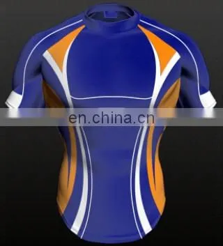 2016 trendy custom sublimation rugby jersey with different colors