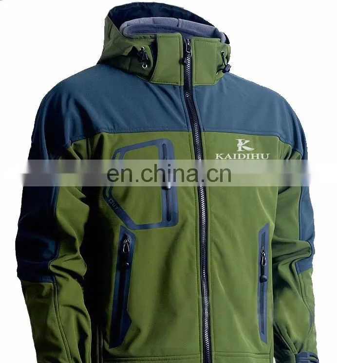Custom printed waterproof jacket embroidered hiking windproof Softshell Jacket
