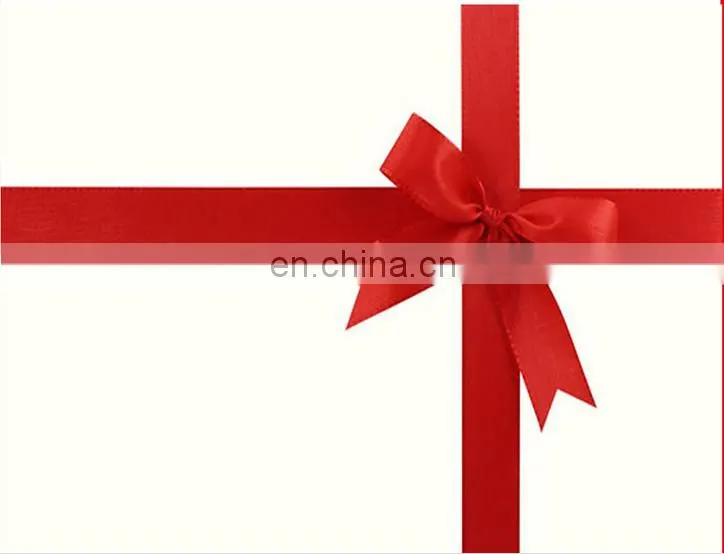 wholesale 100% polyester tied ribbon for gift box