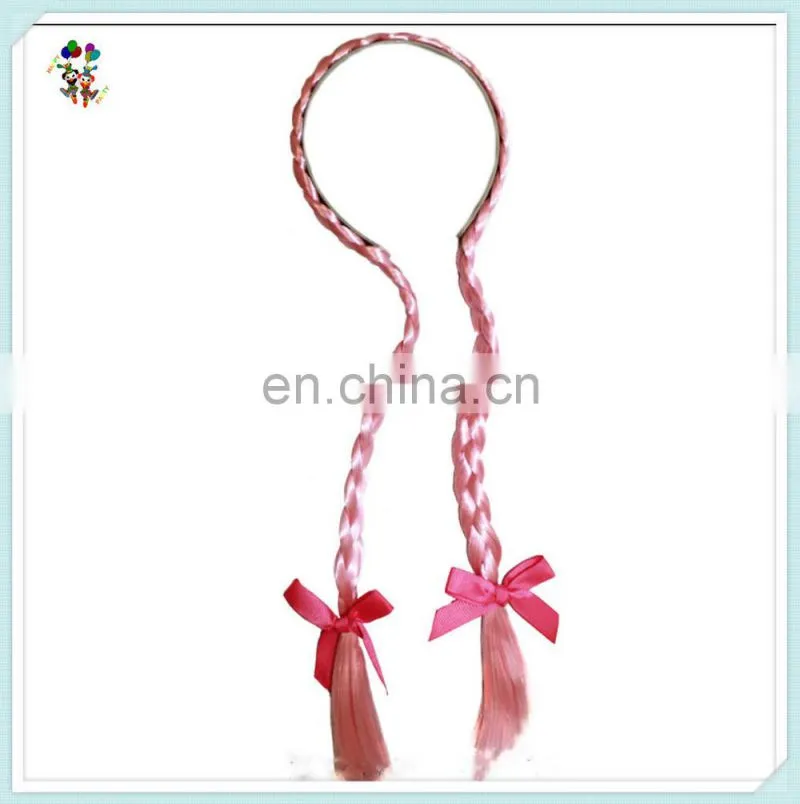 Oktoberfest Dutch Dorothy Bavarian Beer Girl Black Hair Braided Headbands HPC-0120