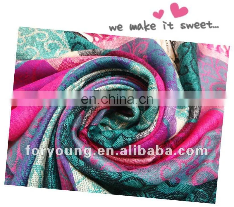 lady winter pashmina fashion scarf 2012