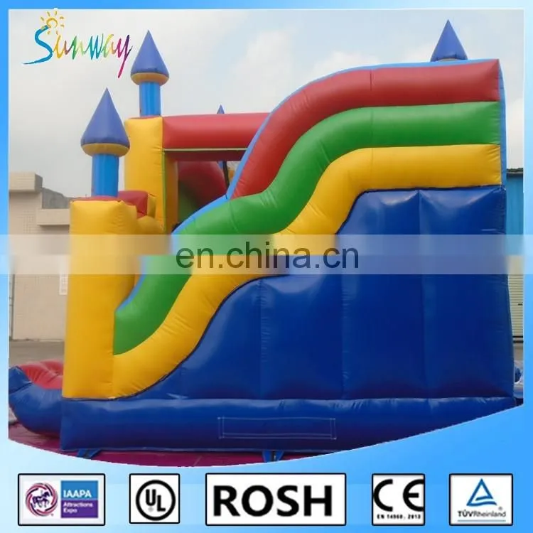 SUNWAY Custom design giraffe inflatable air castle for kits