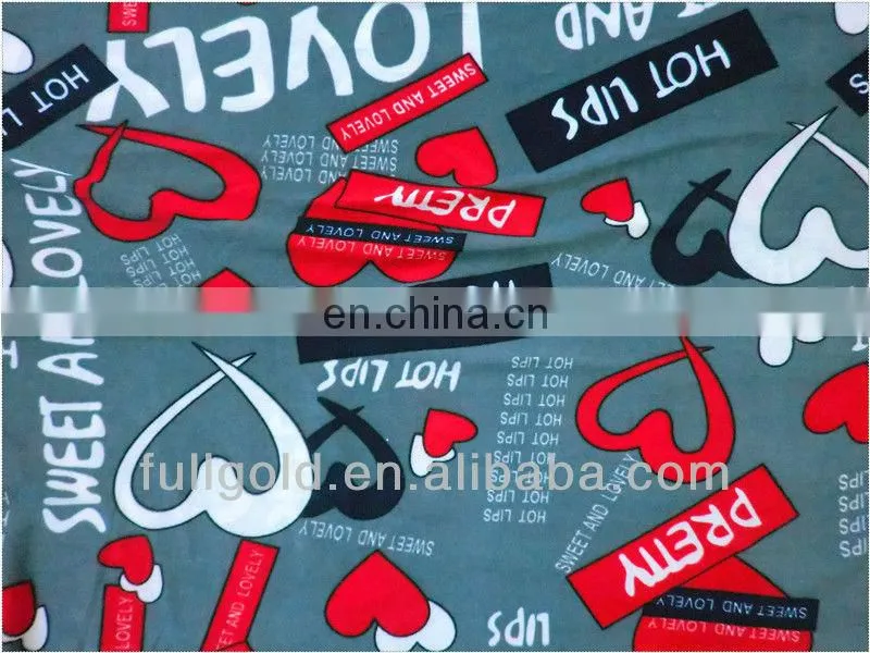 Fashion new design pretty colorful digital printing jersey elastic fabric