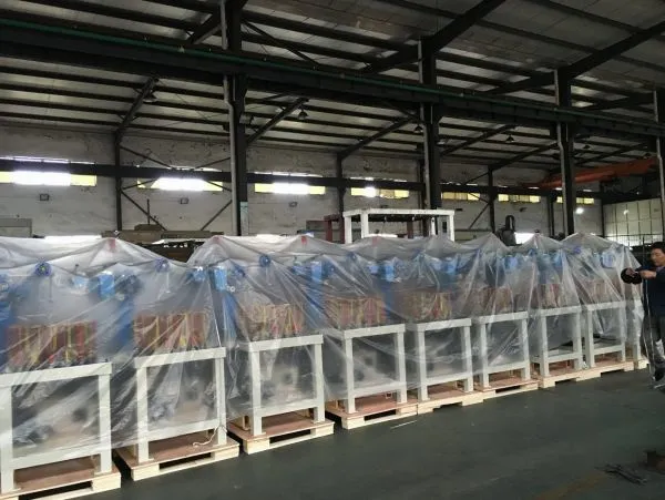 Braiding Machine New order loaded container